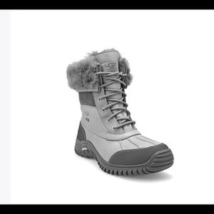Grey UGG Adirondack snow boots
